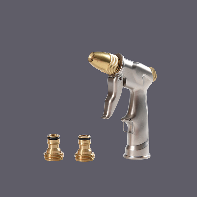 Brass Garden Hose Nozzles with Rubber Handle Anti Slip